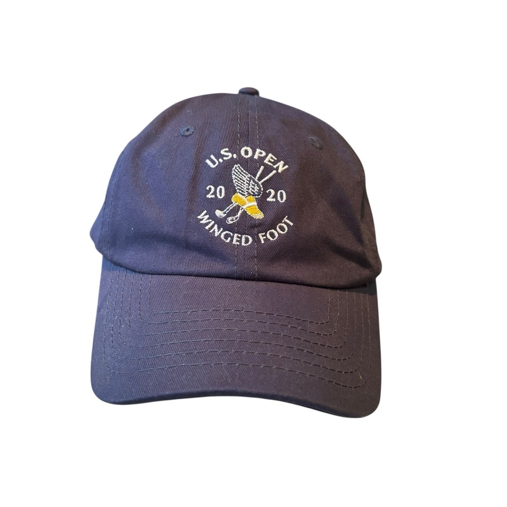 2020 U.S. Open Winged Foot Blue Adjustable Golf Hat Cap‎ USGA